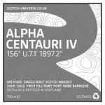 Alpha Centauri IV - 1st Fill Port Wine Barrique – Scotch Universe – Speyside Single Malt Scotch Whisky, 63,3%, 0,7l 