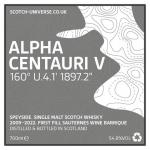 Alpha Centauri V - Speyside Single Malt - Scotch Universe, 54,8%, 0,7 lt. 