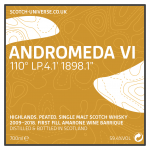 Andromeda VI - 1st Fill Amarone Wine Barrique, 59,4 %, 0,7 Lt. 