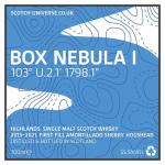 Box Nebula I, Highland Single Malt - Scotch Universe, 55,5%, 0,7 lt. 
