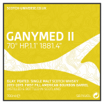 Ganymed II - Islay Single Malt - 1st Fill Bourbon Barrel, 58,1 %, 0,7 Lt. 