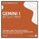 Gemini I - Highland Single Malt - 1st Fill Bourbon Barrel, 62,3 %, 0,7 Lt. 