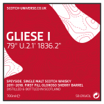 Gliese I - Speyside Single Malt - 1st fill Oloroso Sherry Barrel, 59,0 %, 0,7 Lt. 