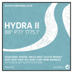 Hydra II - Highland Single Malt - 1st Fill Ruby Wine Barrique, 63,2 %, 0,7 Lt. 