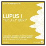 Lupus I - 1st Fill PX Sherry Barrel - Scotch Universe, 54,5 %, 0,7lt 