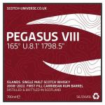 Pegasus VIII - 1st fill Carribean Rum Barrel - Island Single Malt Whisky - Scotch Universe, 56,5 %, 0,7 lt. 