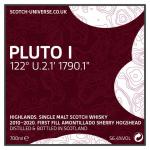 Pluto I, Scotch Universe - Highland Single Malt - 1st fill Amontillado Sherry Hogshead, 56,4 %, 0,7lt 