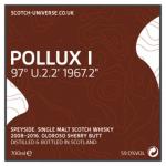 Pollux I - Oloroso Sherry Butt 57,3 %, 0,7 Lt. 