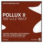 Pollux II - Oloroso Sherry Butt, 64,5 %, 0,7 Lt. 
