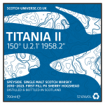 Titania II - 1st fill PX Sherry Hogshead - Scotch Universe, Speyside Single Malt Whisky, 57,6 %, 0,7 lt 
