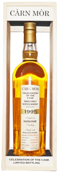 Glenlossie 1995, Single Malt Scotch Whisky, CoC, Bourbon Barrel 1325, 53,3%, 0,7l 