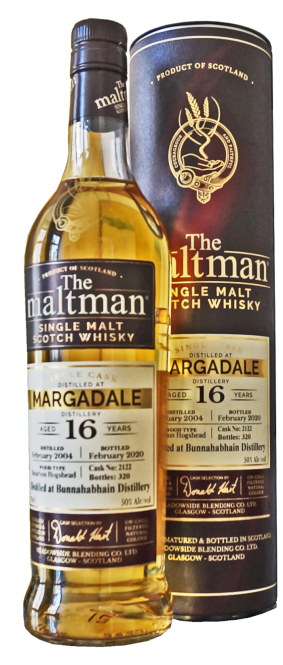 Margadale 2004, The Maltman, 16y, Bourbon Hogshead, 50,0 %, 0,7l 