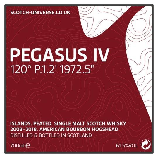 Pegasus IV - Peat Blend, 61,5 %, 0,7 Lt. 