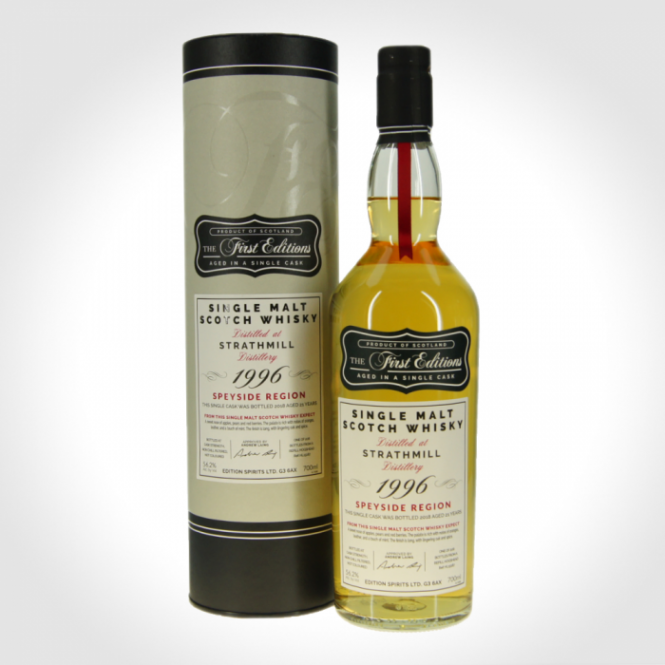 Strathmill 1996, First Editions, 21 Jahre, Refill Hogshead, 56,2 %, 0,7l 